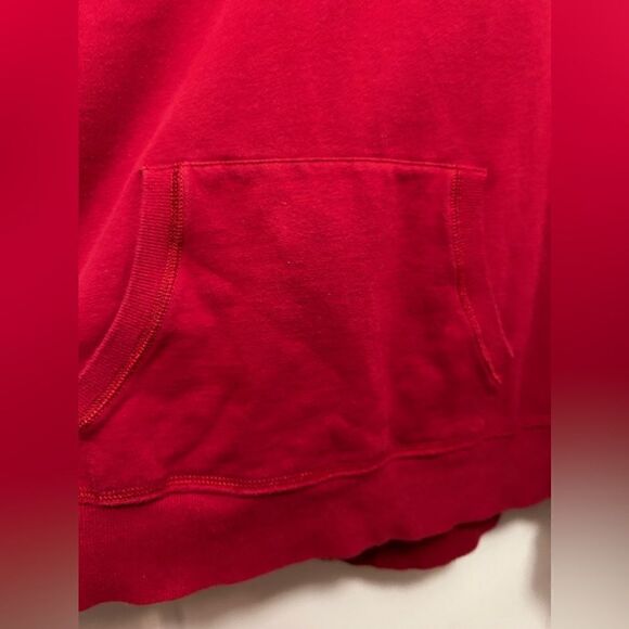 Eddie Bauer women’s 2X tall Fleece Pullover Sweatshirt red - Picture 5 of 13